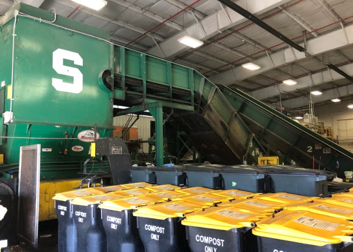 Photo of MSU Recycling and Surplus Center.